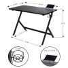 Desk- Atlantic Gaming Fire Storm, Black (Walmart)