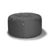 Jaxx Saxx 4 Foot Round Bean Bag w/ Removable Cover, Charcoal