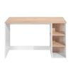 47.2" Computer Desk with 5 Storage Shelves, Modern Study Writing Desk for Small Spaces Gaming Desk, Multipurpose Student Learning Table Workstation fo