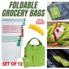 Reusable Grocery Shopping Tote Bag Fruit Veg Mesh Produce Bags With Drawstring