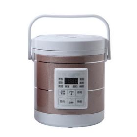 12V 24V Mini Rice Cooker 1.6L Car Truck Electric Hot Soup Rice Cooker (Option: Pink-AU)