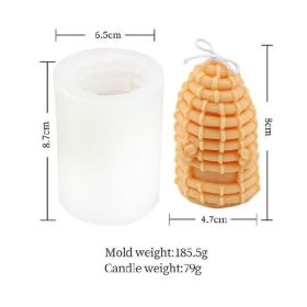 3D Honeycomb Silicone Candle Mold (Option: Straw Honeycomb)