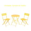 Round 2 Person - 23.6" Long Bistro Set (7 Colors Available)